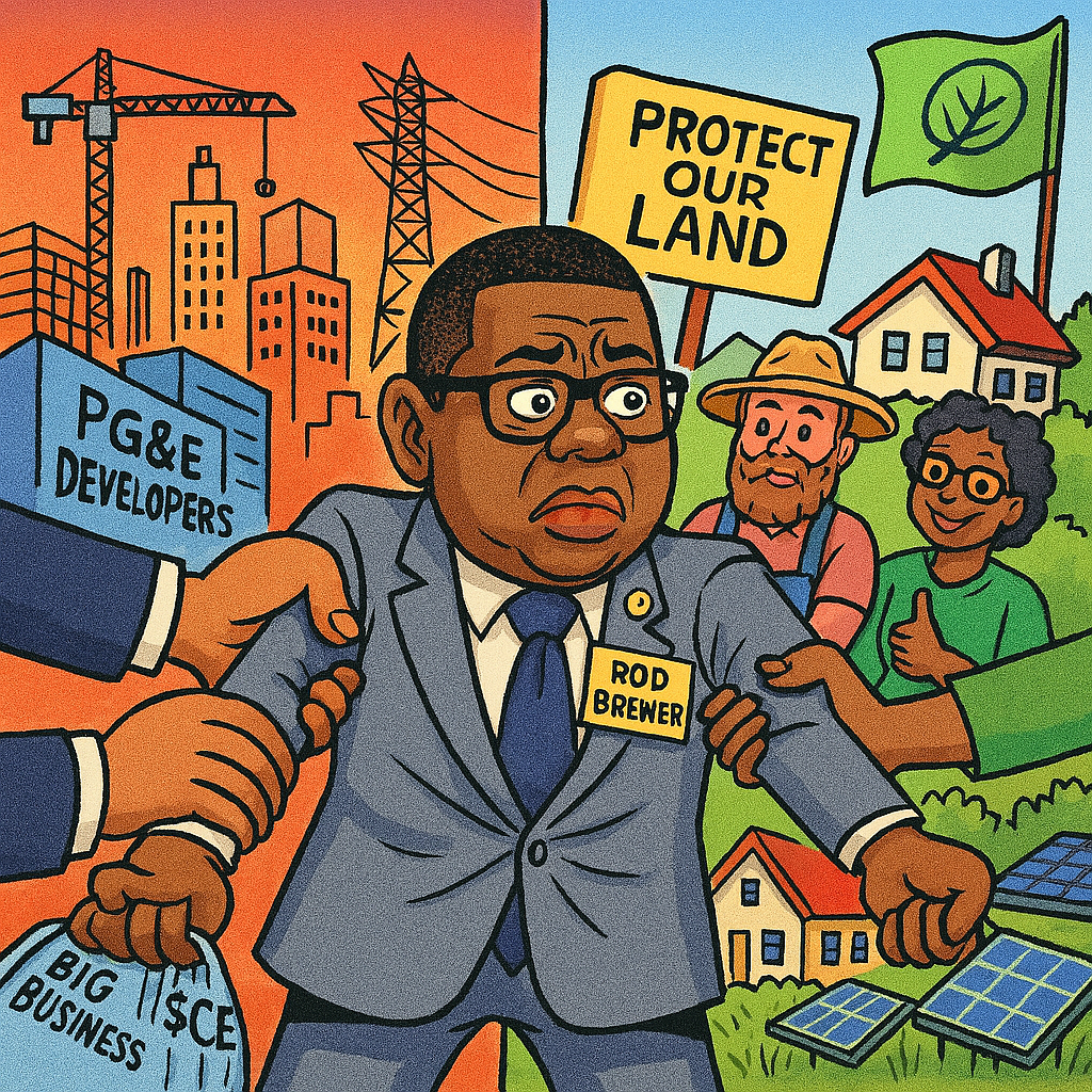 Is Elk Grove City Councilmember Rod Brewer anti-consumer or pro-big-business? Pro developer or pro constituent?