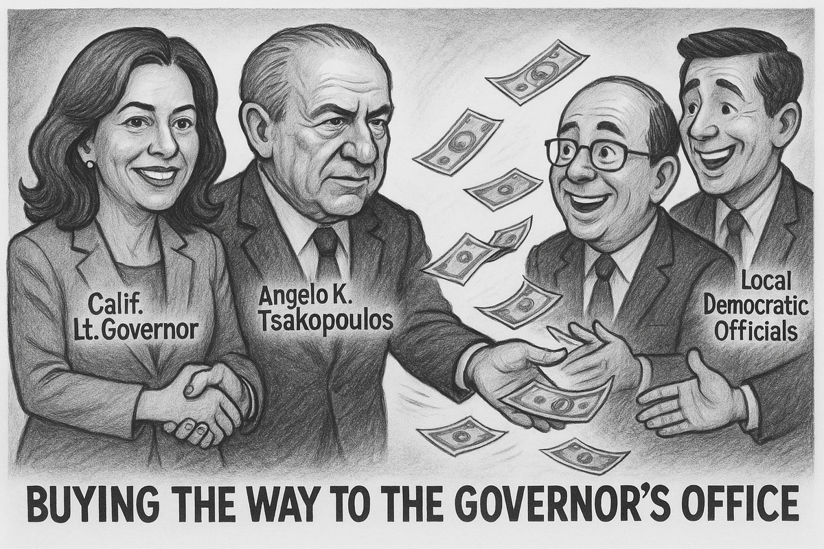 Is Tsakopoulos greasing the wheels for his daughter's gubernatorial bid with cash donations, or some other big Elk Grove project?