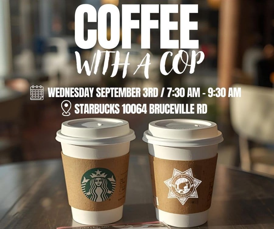 Coffee with a Cop Returns to Elk Grove Wednesday Morning
