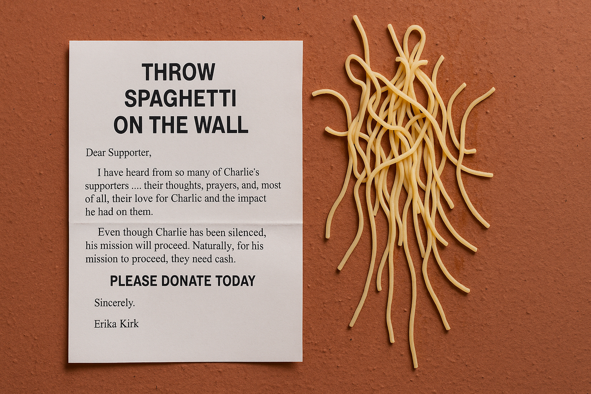 How Did I Land on This Mailing List - Throwing Spaghetti on The Wall?