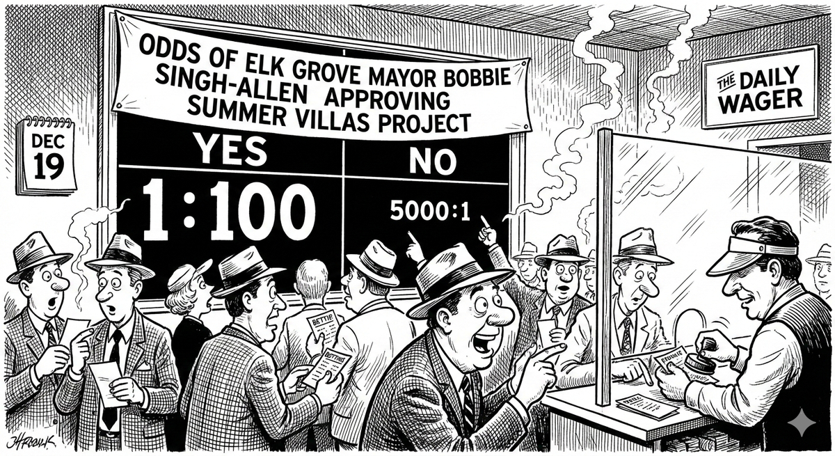 Elk Grove News Minute Podcast - Flimsy Promises and Wagering on Elk Grove's Summer Villas Project?