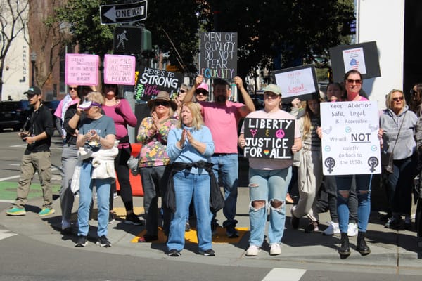 Hundreds turn out for Women's International Day protest in Sacramento