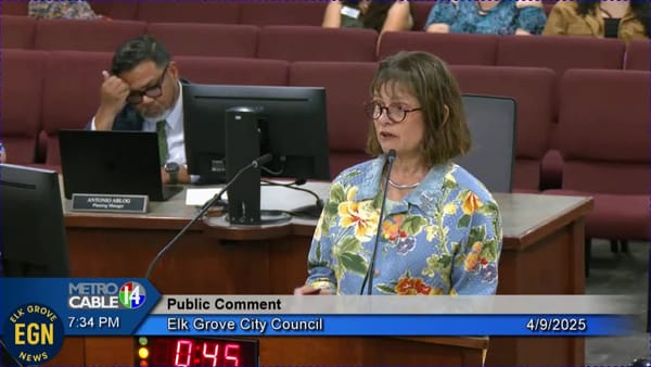 Elk Grove City Council meeting, April 9, 2025
