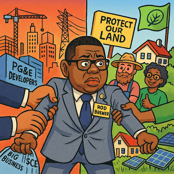 Is Elk Grove City Councilmember Rod Brewer anti-consumer or pro-big-business? Pro developer or pro constituent?