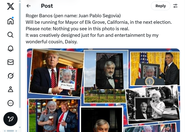 Presumed 2026 challenger to Elk Grove Mayor files papers