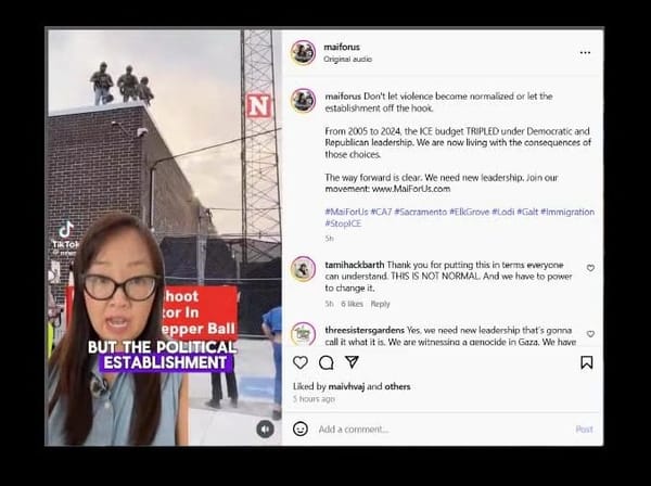 Mai Vang takes on ICE, Political Establishment in Congressional Campaign Video