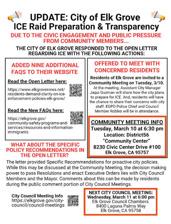 Elk Grove Week at a Glance - Week of March 9