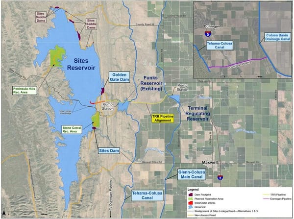 California Water Board issues draft water decision for widely-opposed Sites Reservoir Project
